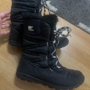 Sorel Black Winter & Rain Boots